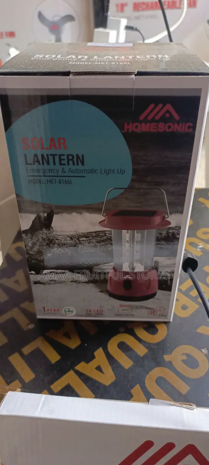 Homesonic Solar Rechargeable Lantern