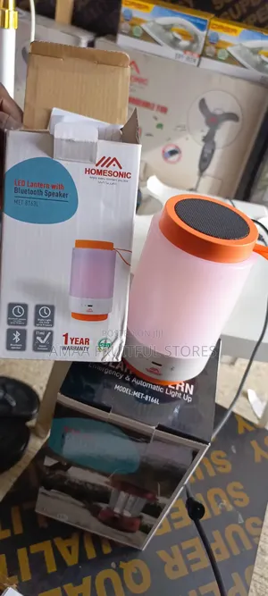 Homesonic Led Lantern With Bluetooth Speaker