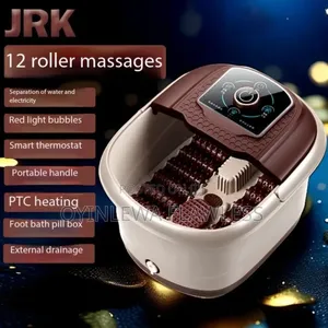 Spa Pedicure Footbasin Acupressure Bubble Massage Bucket