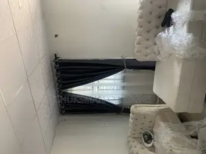 Set of Curtains on Window