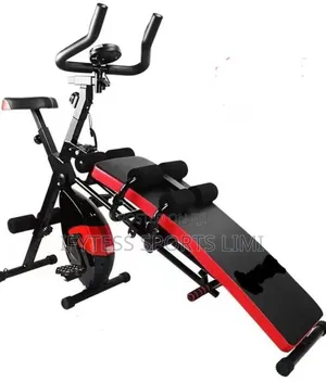 High Quality Home Use Sit-Up Bench With Air Bike.