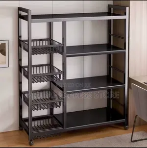 Multi Tiers Kitchen Storage Shelf Rack Organizer