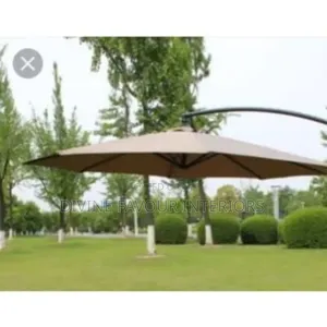 Outdoors Canopy Umbrella Parasol- Brown