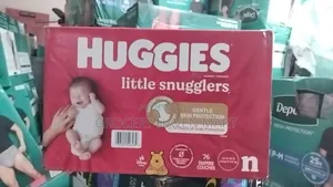 Huggies Little Snugglers Newborn Daipers 76 Count