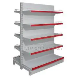Optimum 7ft Double Sided Supermarket Shelves 7ft by 3ft
