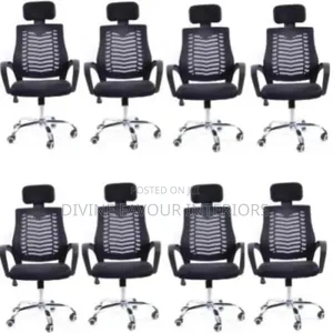 Victory With Headrest Ergonomic Office Chair - 8 Sets