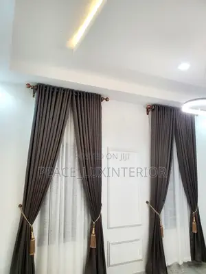 High Quality Dark Brown Curtain