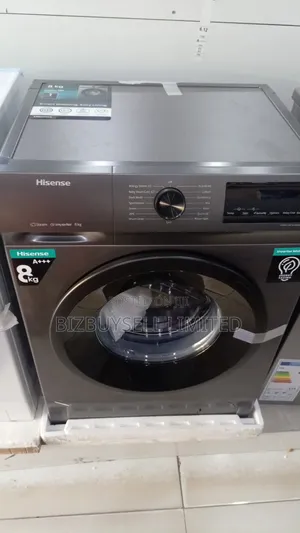 8kg Front Load Hisence Smart Washing Machine, Wash and Spin.