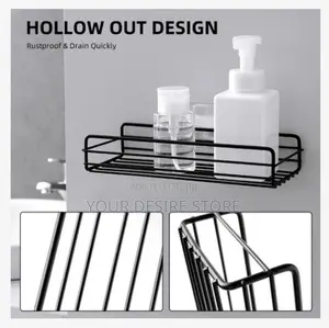 Bathroom Shower Storage Organizer Shower Rack -1pc 2 Hooks