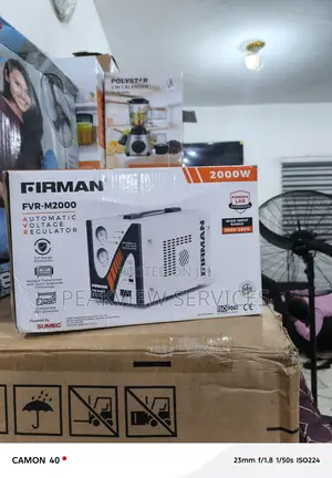Floor Firman Fvr‐M2000 2000w Auto Voltage Regulator