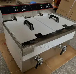 Commercial Counter Top 2 Basket Electric Deep Fryer