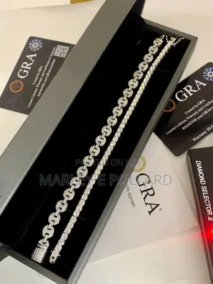 VVS Moissanite Diamond Ball Link
