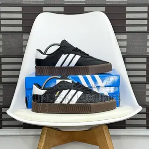 Original Adidas Samba—Rose Black / White Sneakers