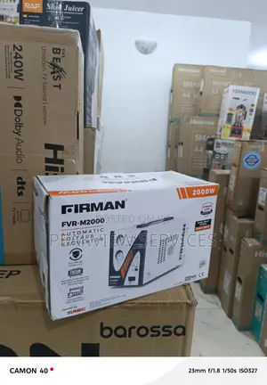 Consistent Power –2000w Firman FVR-M2000 Avr for Daily Use