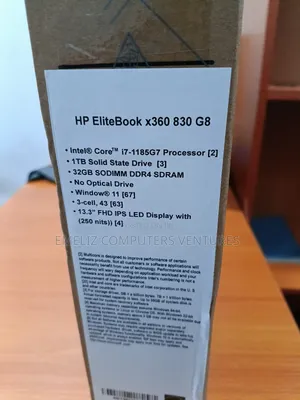 New Laptop HP EliteBook 830 G8 32GB Intel Core I7 SSD 1T