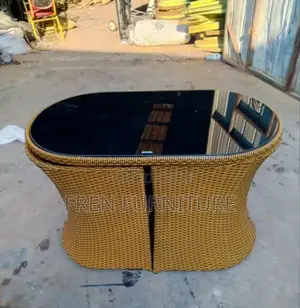 Rattan Chairs Full Set With Canter Table Galax Top