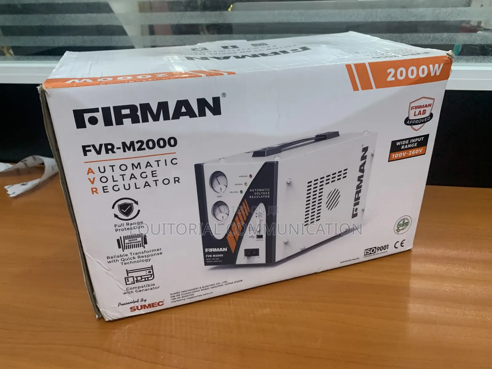 Firman Floor Voltage Regulator – 2000va