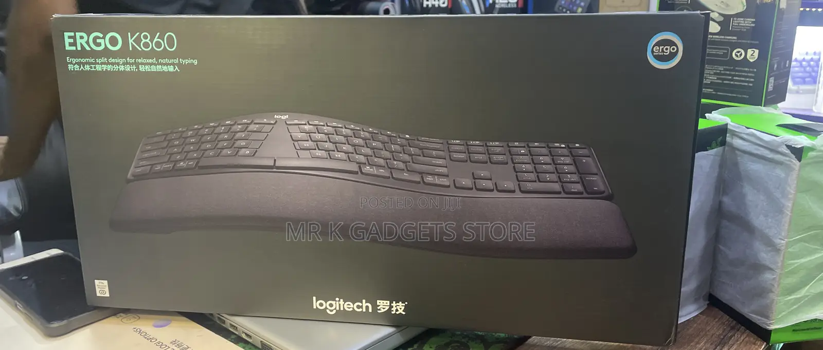Logitech Bluetooth Ergonomic Keyboard