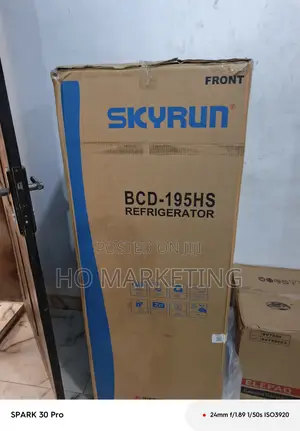 Skyrun 195l Double Door Fridge – Smooth Operation