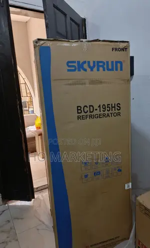 Direct Cooling Skyrun 195litres Double Door Top Mount Fridge