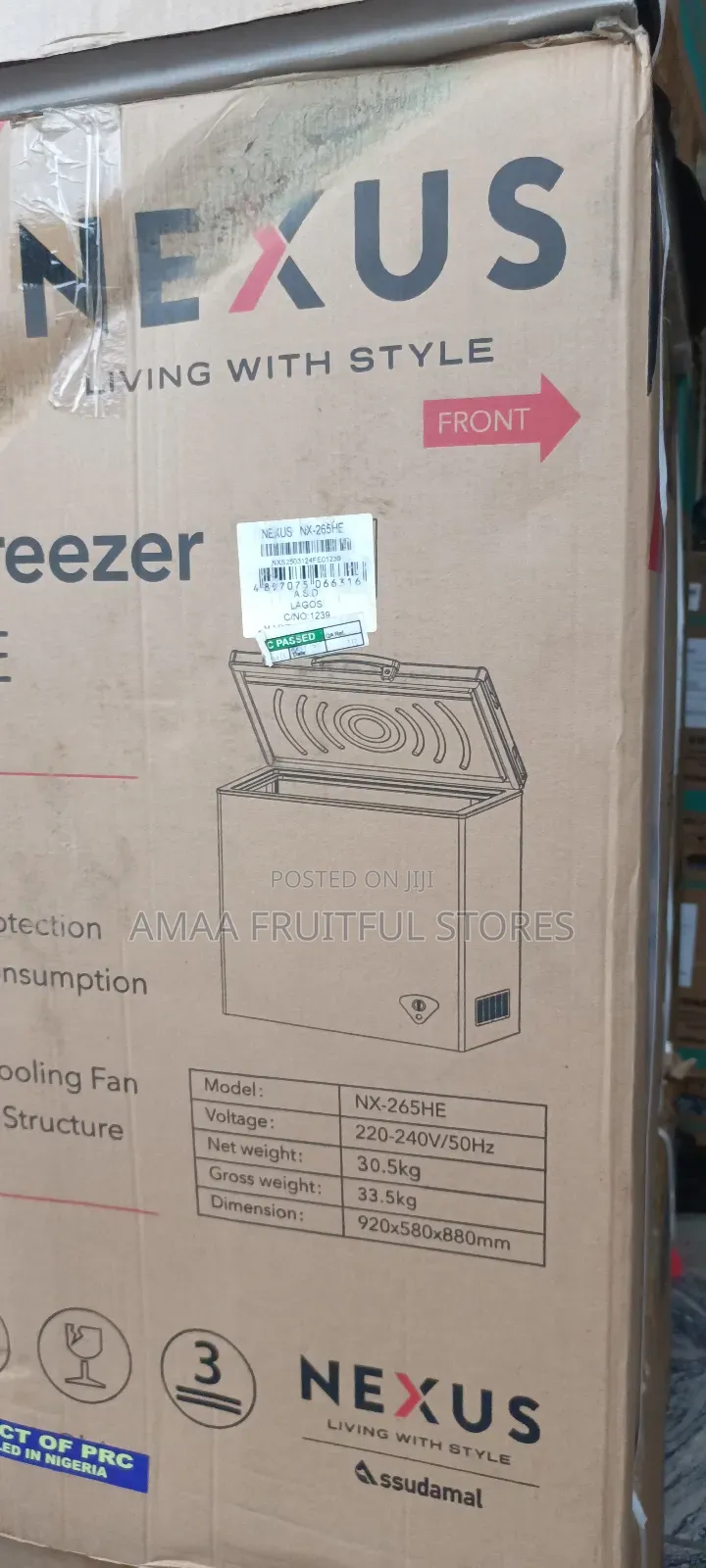 Nexus Freezer 265