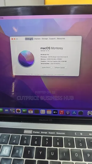 Laptop Apple MacBook Pro 2016 8GB Intel Core I5 SSD 256GB