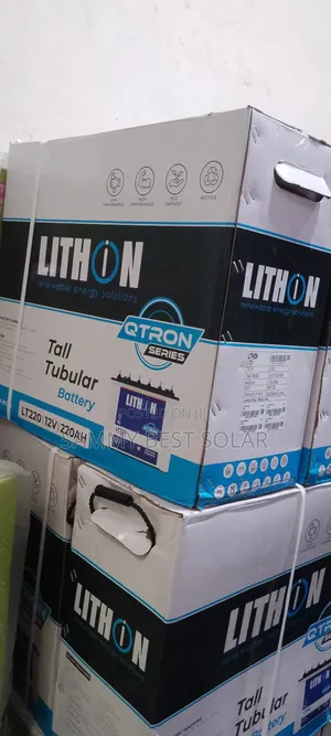 220ah/12v Lithon Tall Tubular Battery Available Now in Stock