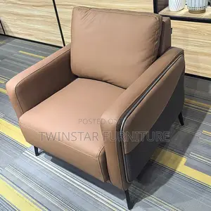 New Modern Luxury Leather 5 Seaters Sofa Chair