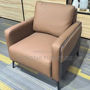 New Modern Luxury Leather 5 Seaters Sofa Chair