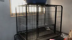 Heavy Duty Dog Cage/Crate–Strong Metal Pet Kennel With Doors