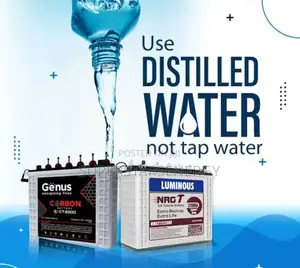 Distiled Water for Wetcell / Tubular Batteries