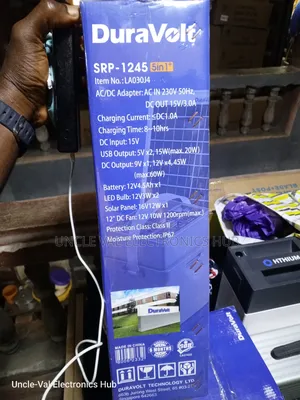 Duravolt Dc Solar Pack With Mini Fan