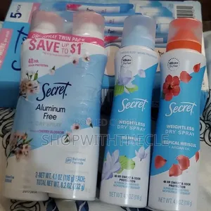 Secret Antiperspirant Deodorant Weightless Dry Spray
