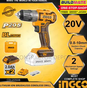 Ingco 20v 10mm Drill Brushless Machine