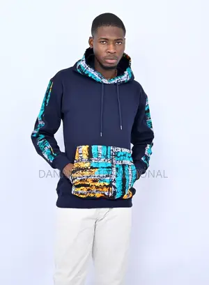 Hoodie With Ankara Design