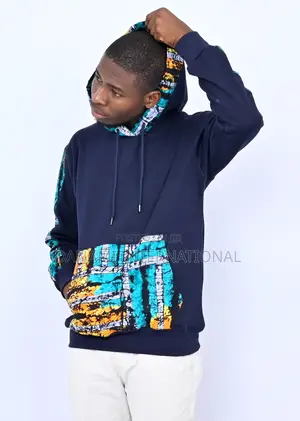 Hoodie With Ankara Design