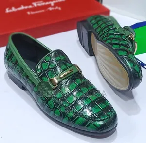 Original Leather Green Color Shoe