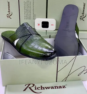 Flat Sole Leather Italian Half Shoe