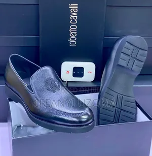 Black and Brown Italian Leather Shoe