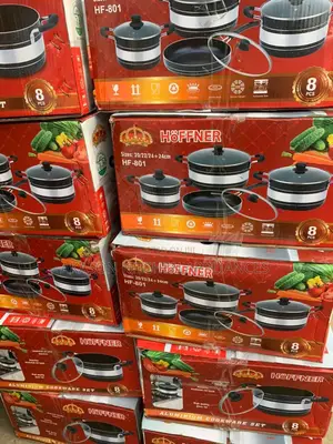 Hoffner (Hf-801) 8-Pis Set Non Stick Pot With Frypan