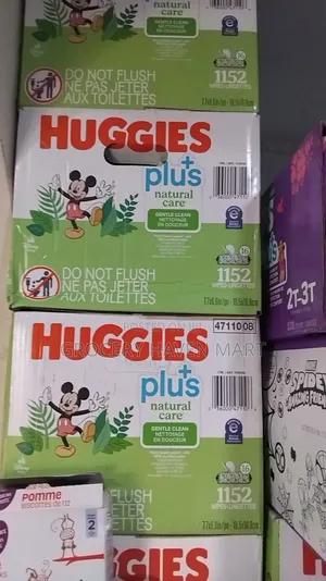Huggies Plus Natural Care Baby Wipes Unscented 1152 Wipes