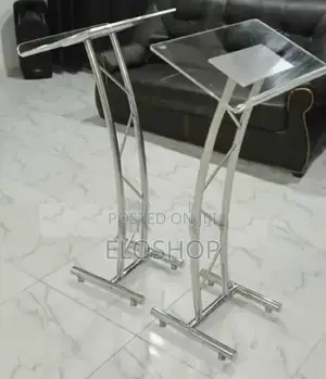 Dual Pole Acrylic Church Pulpit