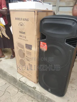 World King Double Speaker Public Address System With Mic