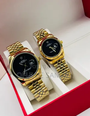 Couples Stainless Steel Wristwatch