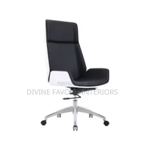 Executive Comfort Faux Leather Swivel Office Chair