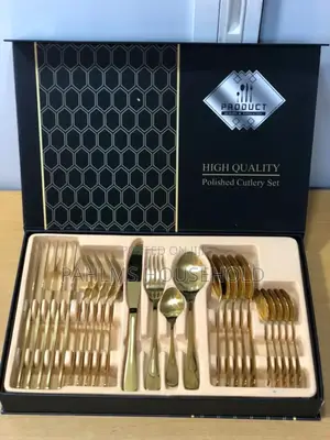 24-Piece High Quality Polished Cutlery Set