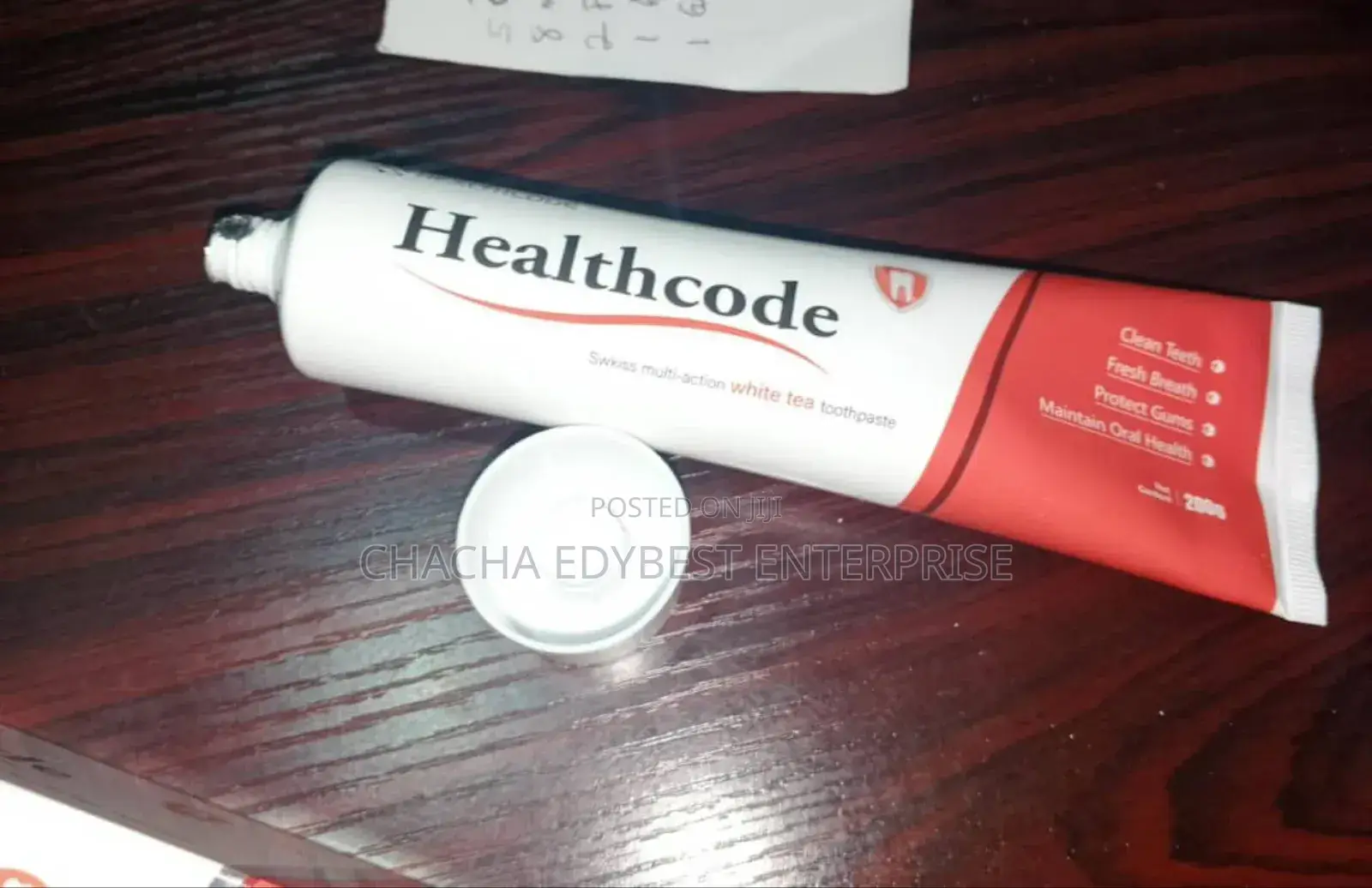 Health Code Multi - Action White Tea Toothpaste
