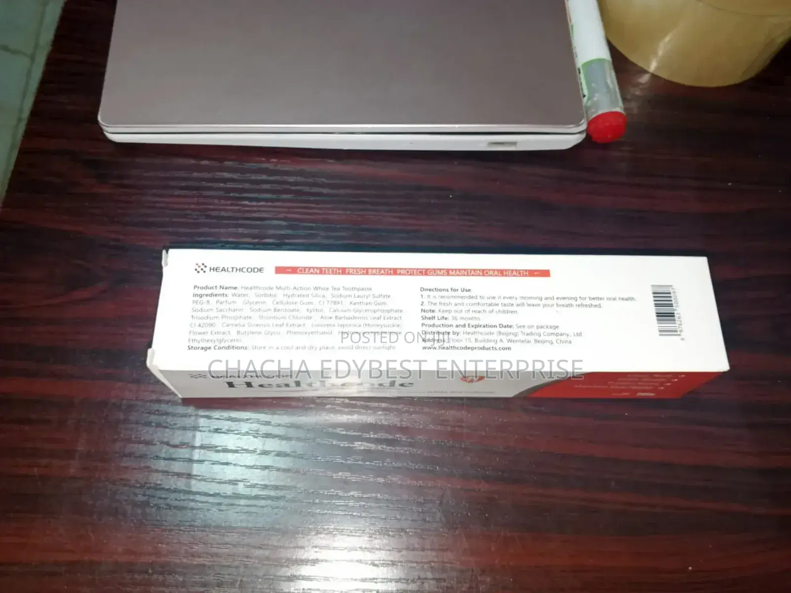 Health Code Multi - Action White Tea Toothpaste