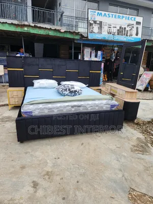 Set of 6by6 Upholstery Padded Bed.
