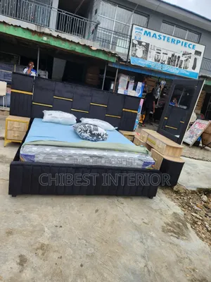 Black Complete Set of 6by6 Bed.